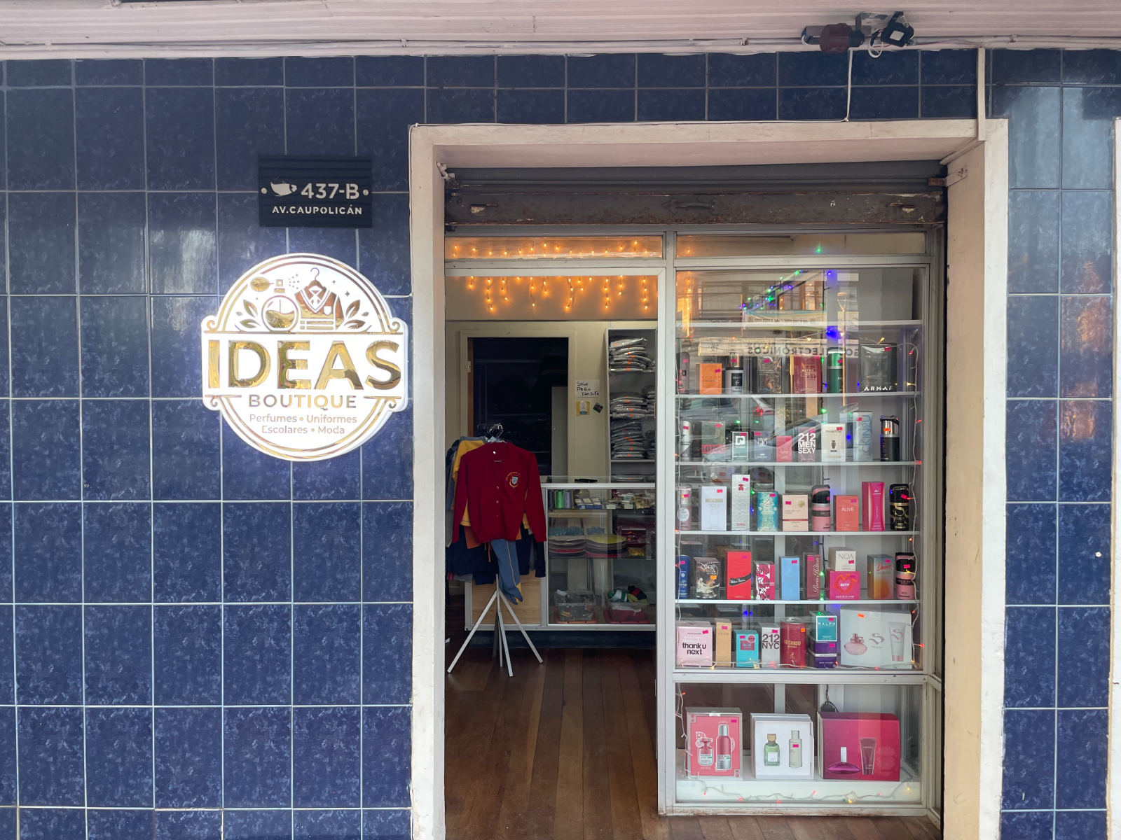 Fachada de Ideas Boutique en Caupolicán 437-B, Los Vilos